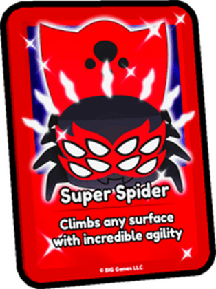 Huge Super Spider Card