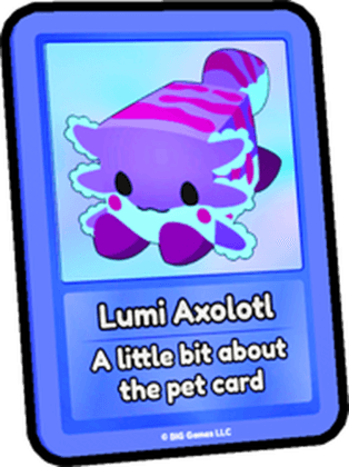 Lumi Axolotl Card