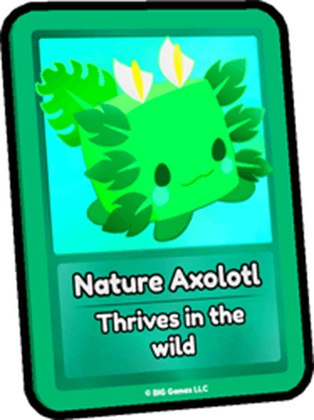 Nature Axolotl Card