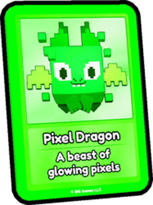 Pixel Dragon Card