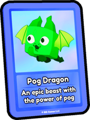 Pog Dragon Card