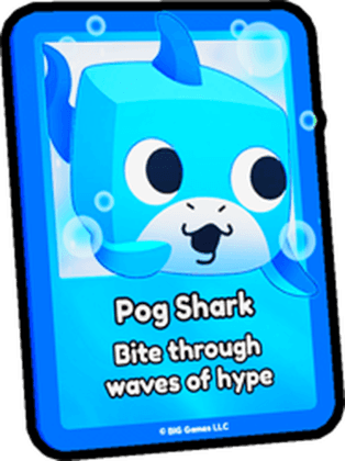 Pog Shark Card