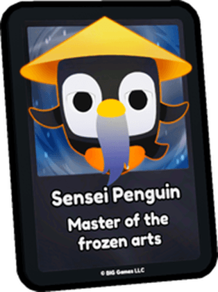 Sensei Penguin Card