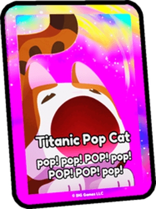 Titanic Pop Cat Card