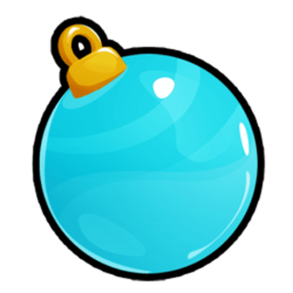 Blue Christmas Ornament