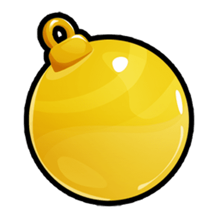 Gold Christmas Ornament