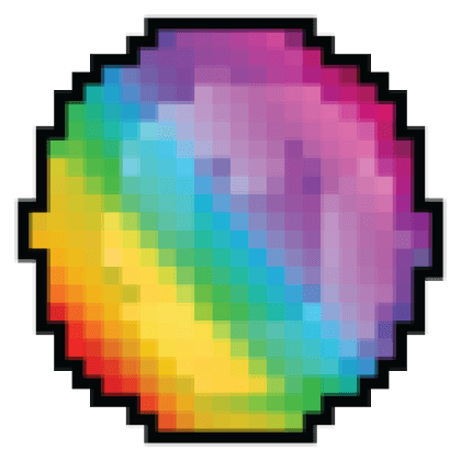 Pixel Rainbow Gem