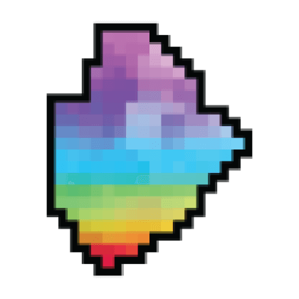 Pixel Rainbow Shard