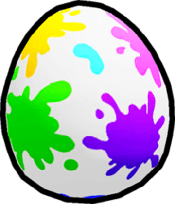 Colorful Palms Egg