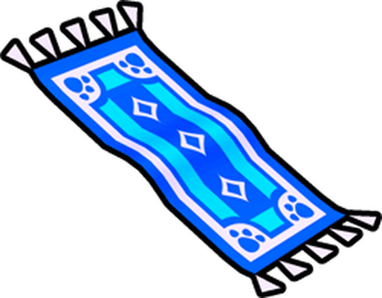 Blue Flying Carpet