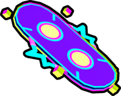 Holographic Hoverboard