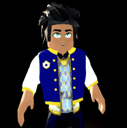 Boy's Gold Lining Varsity Jacket