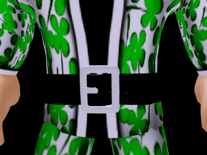 Boy's Leprechaun Belt