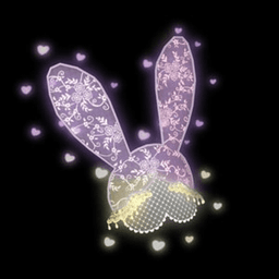 Delicate Flowering Bunny Mask