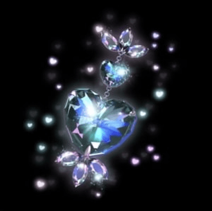 Divine Diamond Heart Earrings
