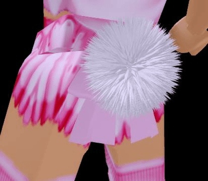Fluffy Bunny Tail with Bow