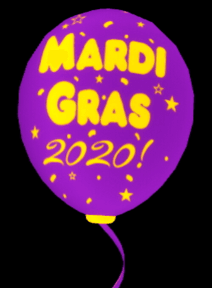 Mardi Gras 2020 Balloon