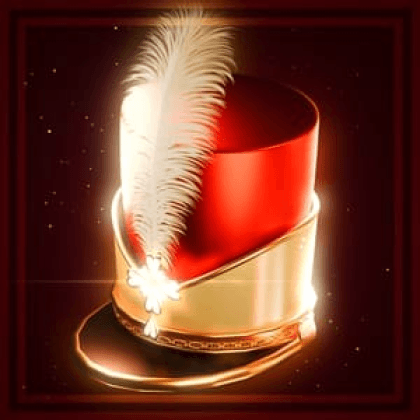 Merry Marching Band Feathered Hat