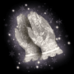 Snow Swan Rosette Lace Gloves