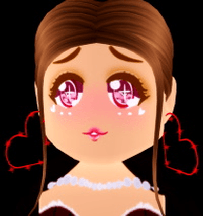Sparkly Heart Hoop Earrings