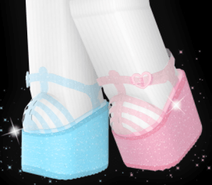 Glittering Jelly Platforms