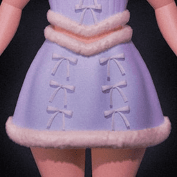 Cozy Coquette Skirt Ice Fairy