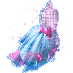 Dragging Train Rose Dress