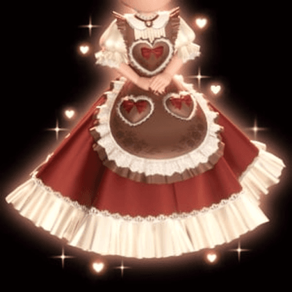 Flowery Patisserie Graceful Apron Skirt