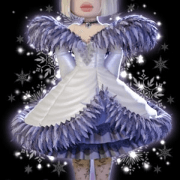Snow Swan Holiday Soiree Skirt
