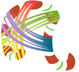 Candy Cane Sugar Wings