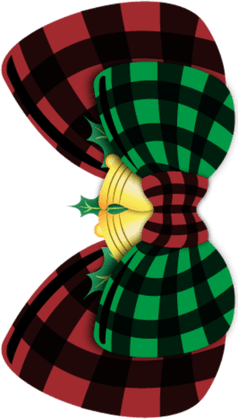 Cozy Flannel Bow Wings