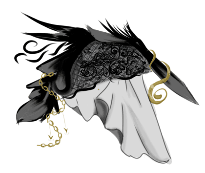 Fallen Dove's Lace Wings