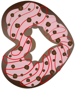 Heart Chocolate Donuts