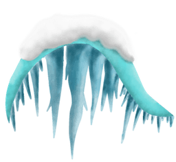 Snowy Stalactites