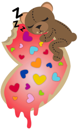 Teddy 4 My Valentine Cookies