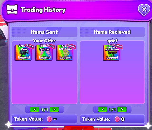 [TRADE] Rise Ribbon Dancer - Lower NN - Value Proofs | Bloxtsar