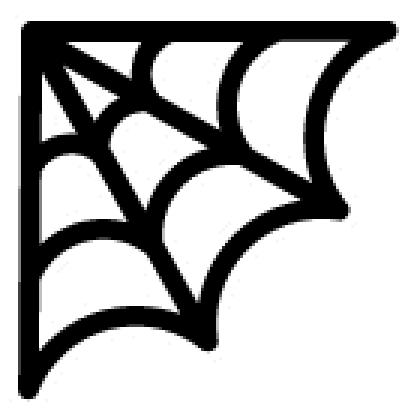 Spider Web Sticker