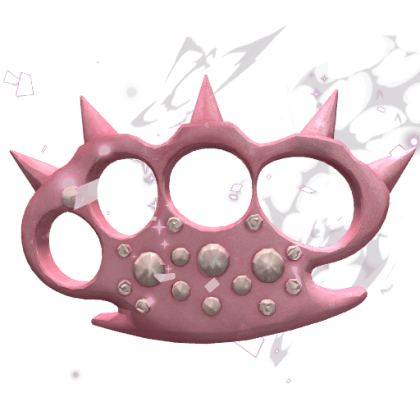 Pink Diamond Encrusted Knuckles
