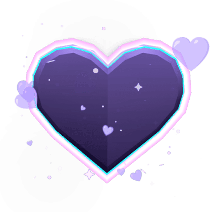 Neon Heart Hoverboard