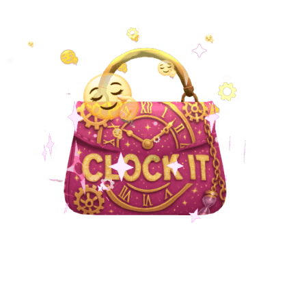 Clock it Purse