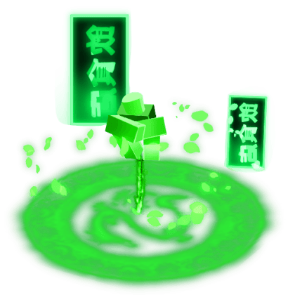 Green Ninja Katana Emote