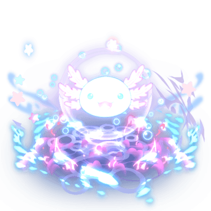 Shiny Axolotl Explosion