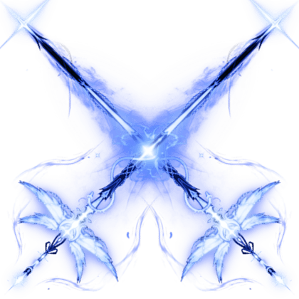 Dual Azure Seraph Blade