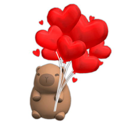 Valentine's Capybara