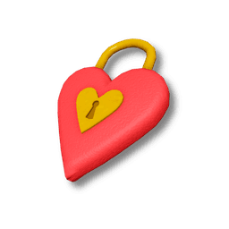Gold Heart-Lock