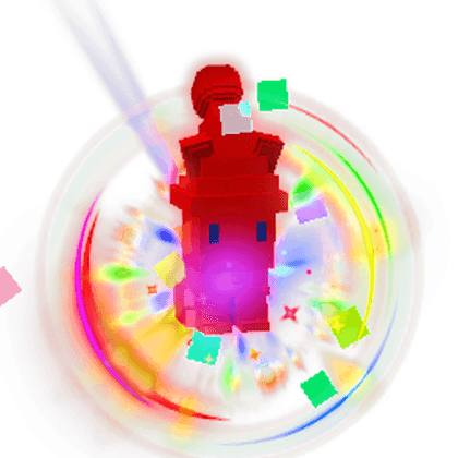 Rainbow Snow Bunny