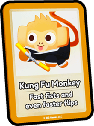 Kung Fu Monkey Card